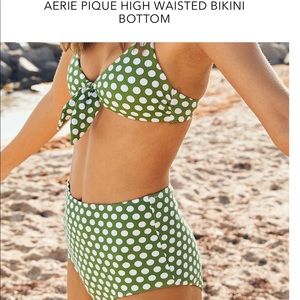 Aerie 2 piece high waisted bikini xl